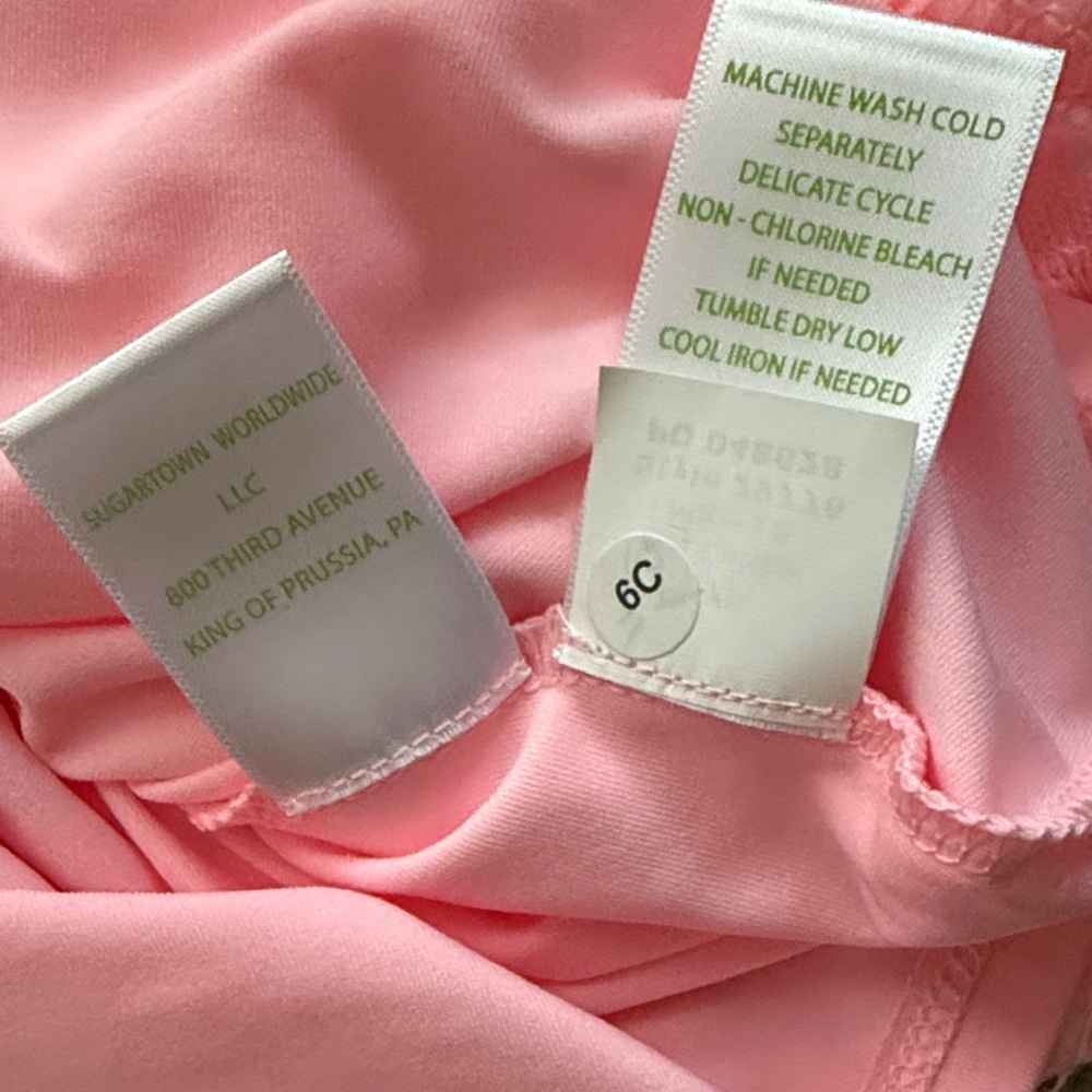 Lilly Pulitzer Pink Lace Wiley Tube Top - Picture 7 of 8